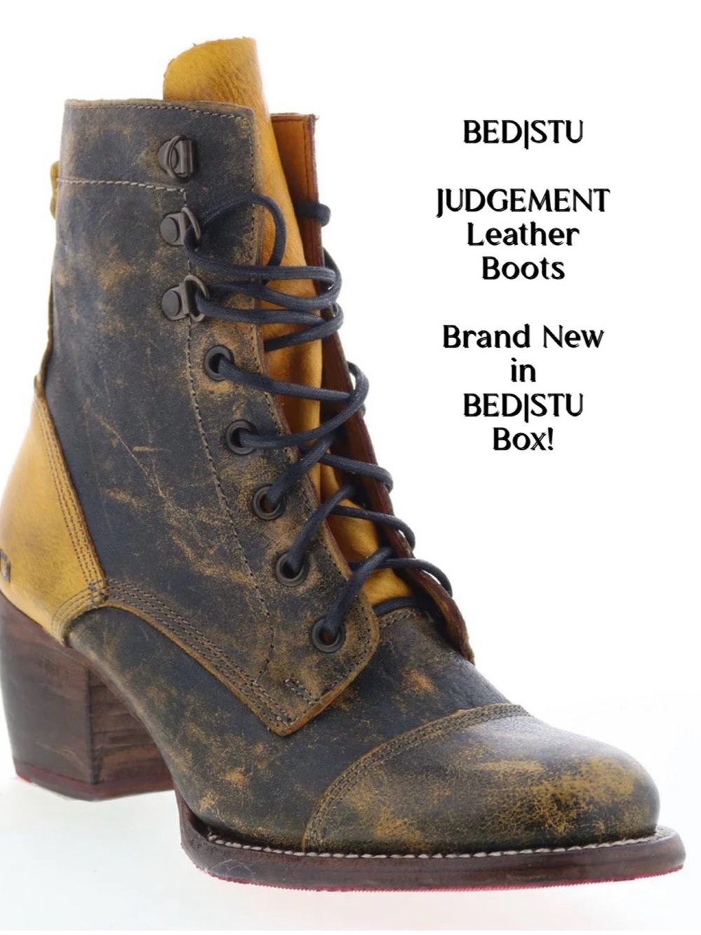 BED STU, Judgement Boots, Brand NEW with TAGS!